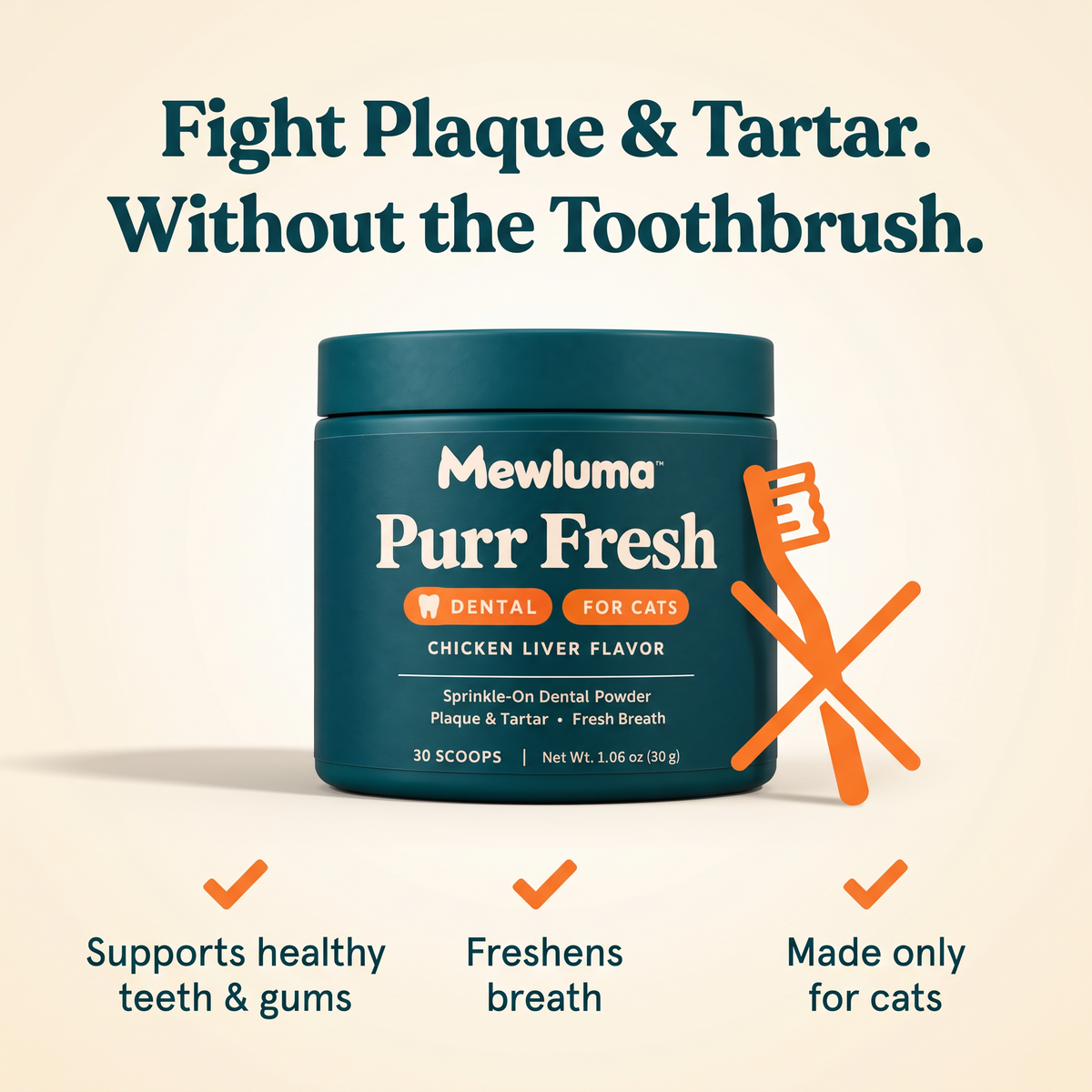 Purr Fresh Dental Powder for Cats