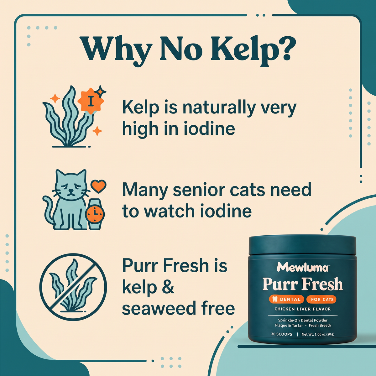 Purr Fresh Dental Powder for Cats